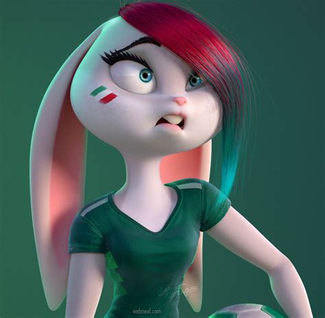 female bunny cartoon characters